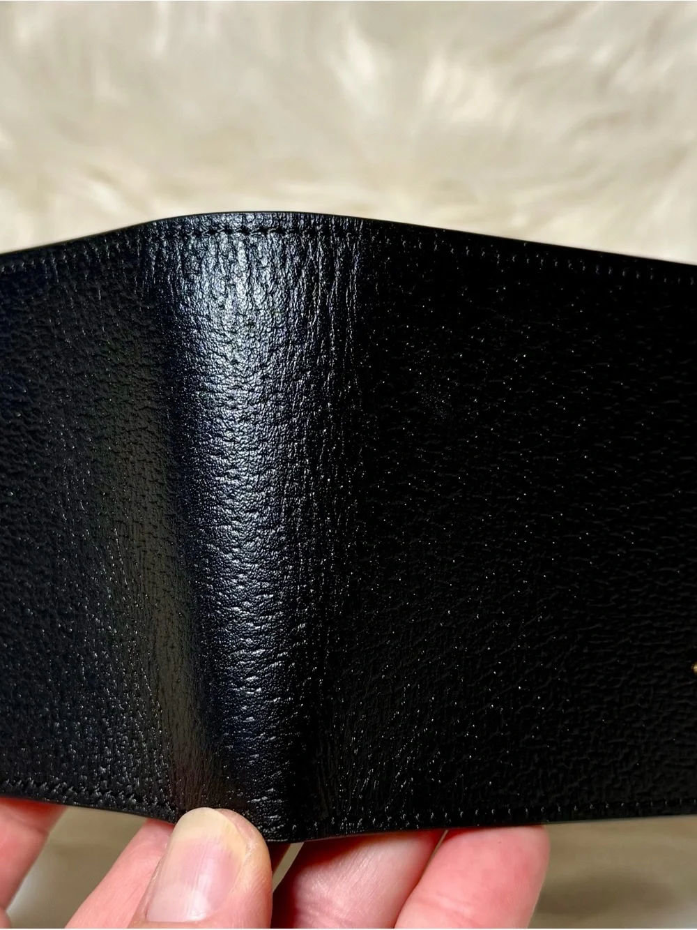 Gucci Animalier Bee Leather Bifold Wallet - Black (Box + Dust Bag)